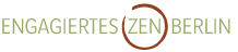 Bild-Wort-Marke, engagierte-zen-logo Das Wort Zen : Kreis rot engagierte-zen-berlin in grün Schrift